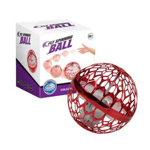 Flying Spinning Magic Ball with LED Lights - Red - £40.42 GBP