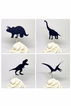 Dinosaur cupcake toppers, dinosaur cupcake topper, dinosaur party - $7.43