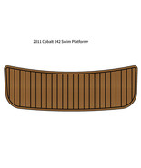 2011 Cobalt 242 Swim Platform Step Pad Boat EVA Foam Faux Teak Deck Floo... - £239.00 GBP