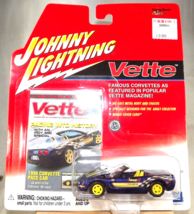 2001 Johnny Lightning Vette Magazine 1998 CORVETTE PACE CAR Purple w/Rubber Tire - £12.13 GBP