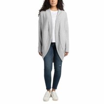 Ecothreads Women&#39;s Plus Size XXL Gray Fleece Coverup Cardigan NWT - $13.49