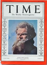 ORSON WELLES SIGNED TIME MAGAZINE - May 9, 1938 w/COA - £1,047.45 GBP