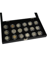 Clear COIN HOLDER DOLLAR Case Storage display JAR TRAY BOX for 18 pocket... - £40.60 GBP