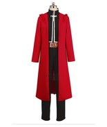 Anime Fullmetal Alchemist Edward Elric Full Set Cosplay Costume Red Coat... - $120.35 CAD