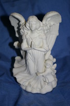 PartyLite Angel of Hope Bisque Taper Holder Party Lite - $15.00