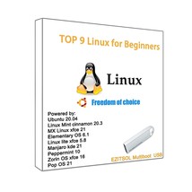 32Gb 9-In-1 Linux Bootable Usb For Ubuntu,Linux Mint,Mx Linux,Zorin Os,Linux Lit - £28.78 GBP