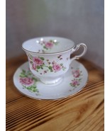 Avon Pink Roses Fine Bone China Tea Cup &amp; saucer Vintage Made In England... - €9,81 EUR