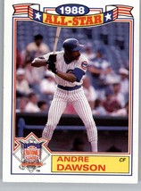 1989 Topps Glossy All Stars 18 Andre Dawson  Chicago Cubs - £0.98 GBP