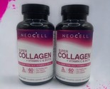 *2* NeoCell Super Collagen + Vitamin C &amp; Biotin Dietary 180 Tabs Exp 11/... - £25.24 GBP