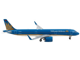 Airbus A321neo Commercial Aircraft Vietnam Airlines Blue 1/400 Diecast Model Air - £43.85 GBP