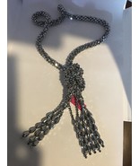 Christian Siriano Iridescent Bead Rope Necklace - New - £88.54 GBP