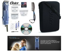 Oster A5 Turbo 2 Speed Clipper Set Case,10,5F&amp;10 Wide Blade*Horse Dog Grooming - £237.97 GBP