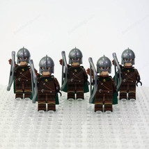 New 5Pcs Rohirrim Archers The Rohan Soldiers The Lord Of The Rings Minifigures U - £31.14 GBP