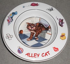 Clay Design Gary Patterson Alley Cat Ceramic Rimmed Bowl - £23.73 GBP