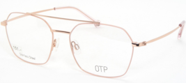 OTP-100 S209 Matt Pink /Shiny Rose Gold Eyeglasses Glasses Frame 55-16-140mm - $84.71