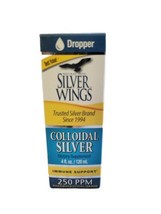 Silver Wings Colloidal Silver Immune Support 250 ppm 4 oz EXP 10/25 NEW SEALED - £21.16 GBP