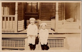 Cute Boys in Sailor Suits Willam and George Peterson RPPC Postcard A29 - £11.95 GBP