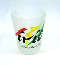 Jamaica Shot Glass Souvenir Glasses Frosted  - $4.70