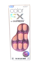 KISS IMPRESS COLOR FX  PRESS ON Nails &quot;Satellite&quot; Pink 30 Nails #91547 - $218.91 MXN