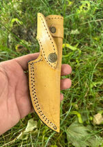 CUSTOM MADE FIXED BLADE LEATHER KNIFE SHEATH STRAIGHT BLADE HOLSTER - $12.22