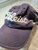Titleist Baseball/Golf Hat in Blue with White Lettering, Pro V1, FJ, Adjustable. - £4.93 GBP