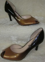 Unisa UNJUBILEE Patent Leather Peep Toe Shoes Women&#39;s Size 8 M  - £15.77 GBP