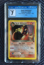 Pokémon Dark Charizard #4/82 Holo Unlimited Team Rocket (2000) CGC 7 - $265.00