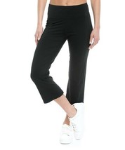 Gaiam Women’s The Om Fit H Igh Rise Kick Capri Pants Size Small S Black New Nwt - £18.13 GBP