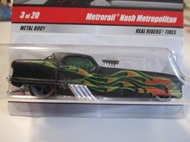Hot Wheels Larry&#39;s Garage, Metrorail Nash Metropolitan, Real Riders issu... - $5.00