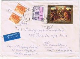 Stamps Art Hungary Envelope Budapest Than Mor 1997 - $3.95