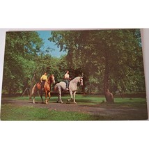 Postcard French Lick-Sheraton Hotel French Lick Indiana Horseback Riders Chrome - £5.44 GBP