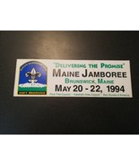 vintage BSA Boy Scouts Maine Jamboree 1994 bumper sticker Brunswick Navy - €8,65 EUR