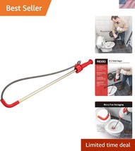 Efficient 3-Foot Toilet Auger K-3 with Hand-Crank and Bulb Head for Home... - $1,232.82 MXN