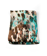 Multicolour Western Style Pattern Large Flannel Blanket - $28.61