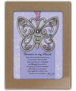 Cathedral Art (Abbey &amp; Ca Gift) Forever In My Heart Butterfly Ornament O... - £27.48 GBP