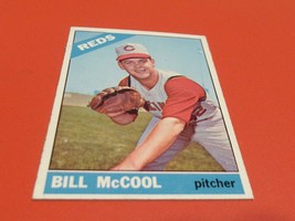 1966 Topps # 459 Bill Mc Cool Reds Near Mint / Mint Or Better !! - £47.01 GBP