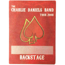 Charlie Daniels Band Tour 2008 Concert Backstage Pass Cloth Otto Sticker Unused - £11.35 GBP