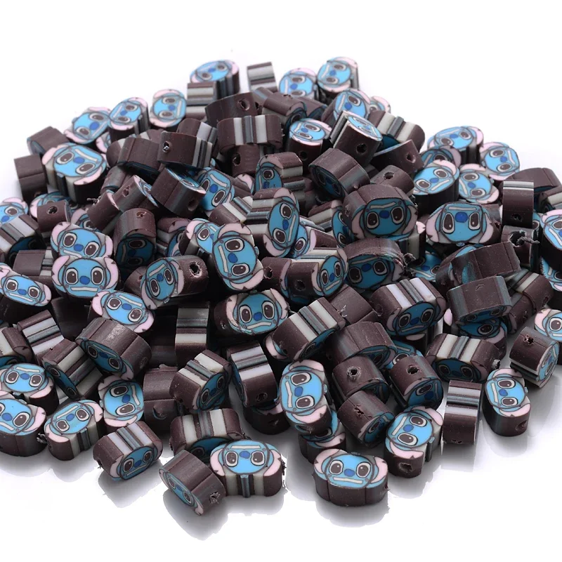 30pcs Disney Stitch Beads 10mm Cute Cartoon Anime Clay Polymer Beads -st... - $7.66 CAD