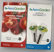 AeroGarden Seed Pod Kits Tomatoes (9) Pizza Herbs (8) NEW - $21.84