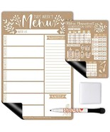 Rustic Kraft 2 Magnetic Meal Planner | Weekly | Calendar &amp; Planners - $19.99