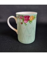 Royal Albert Old Country Roses Peppermint Damask 4&quot; Tea Mug England Bone... - $24.35 CAD
