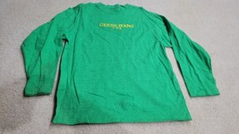 Rare 90s Vintage GUESS JEANS USA Green Long Sleeve T Shirt Size Kid Large - $18.50