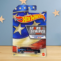 Hot Wheels &#39;71 Plymouth Hemi Cuda - Stars &amp; Stripes Series 02/10 - £6.04 GBP