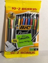BIC Pencil Xtra Life Medium Point 0.7 mm 10+2 Count - £14.23 GBP