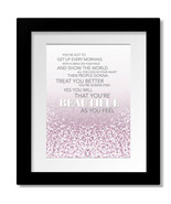 Beautiful by Carole King - Love Song Lyric Pop Music Art Print, Canvas o... - $18.81+