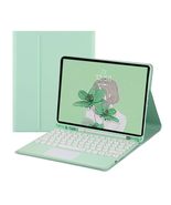 for iPad Pro 12.9 in 2022 (6th Generation) (Green Keyborad + Flip case) ... - $176.00