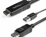 StarTech.com 1ft (30cm) HDMI to DisplayPort Adapter Cable, Active 4K 60H... - $99.92 CAD