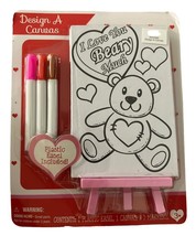 Design A Canvas &#39;I Love You Beary Much&#39; Plastic Easel Included - $4.94