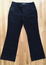 BANANA REPUBLIC “Martin Fit” Black Trouser Dress Pants, Stretch, Size 2 - £10.15 GBP