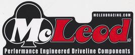 2 McLEOD PERFORMANCE STICKER HOT ROD DECAL NASCAR NHRA Driveline Clutch - £4.71 GBP